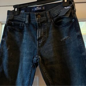 Hollister black Skinny jeans ~ size 28w 30L ~ NWT